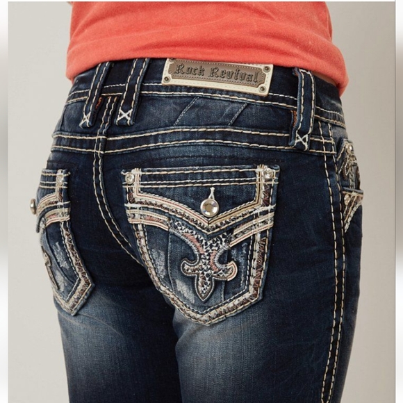 Rock Revival Evella Bootcut Jeans Size 25 - Picture 3 of 16